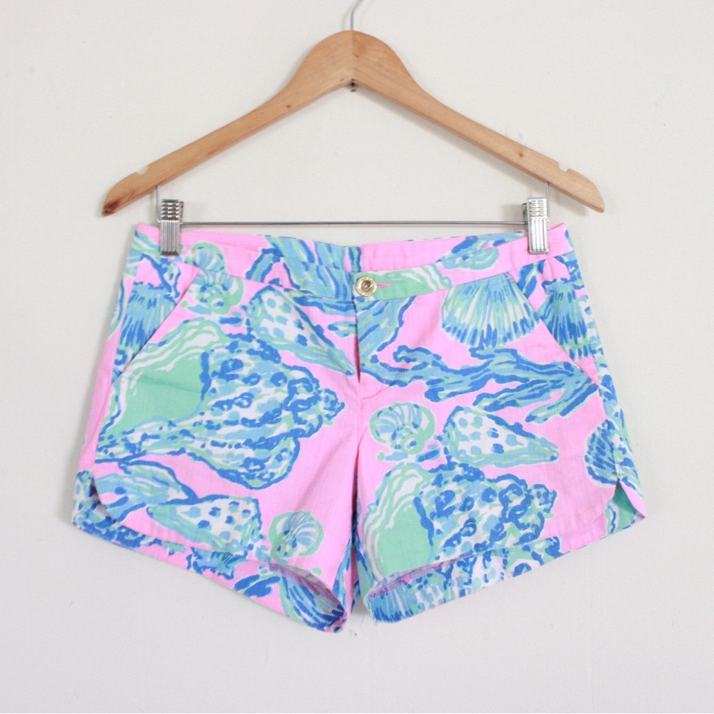 Lilly Pulitzer Adie Pink Pout Barefoot Princess Shorts